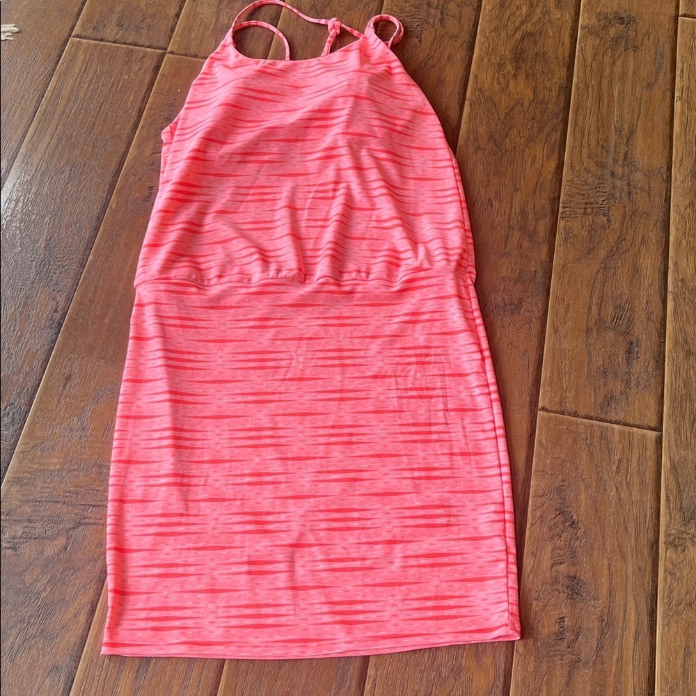 Athleta Vibrant Orange Sundress - Size Medium